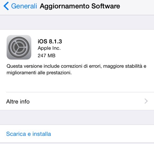 ios 8.1.3 iphone